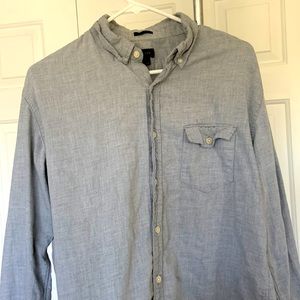 Mens J Crew long Sleeve Button Down Shirt